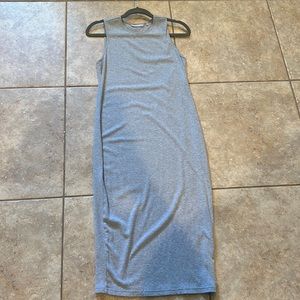 Athleta grey ribbed dress. Size small.